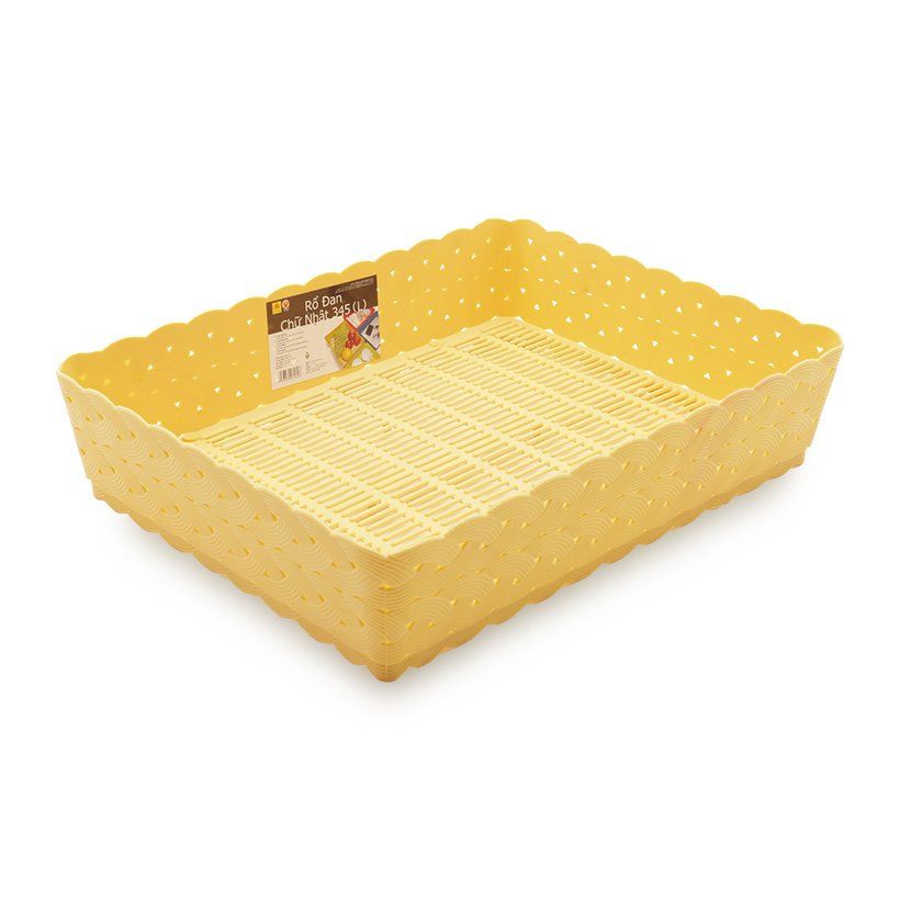 Rổ Đan Chữ Nhật Tự Lập TL345 - Nhiều màu