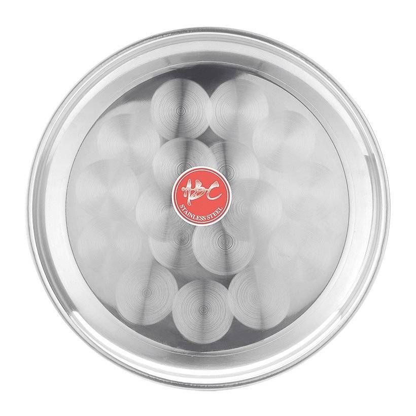 Mâm Inox Tròn ABC 40cm