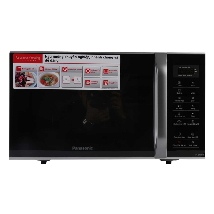 Lò Vi Sóng Điện Tử Nướng Panasonic 23L NN-GT35HMYUE