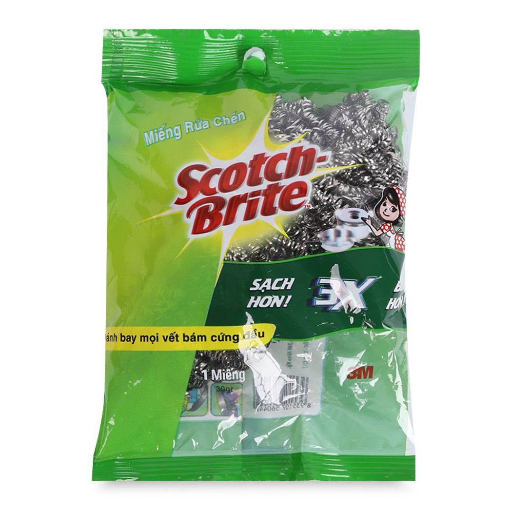 Miếng Rửa Chén Inox Scotch-Brite
