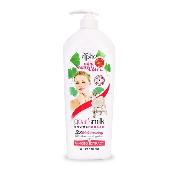 Sữa tắm dưỡng trắng da Nysha bạch quả 1.15L
