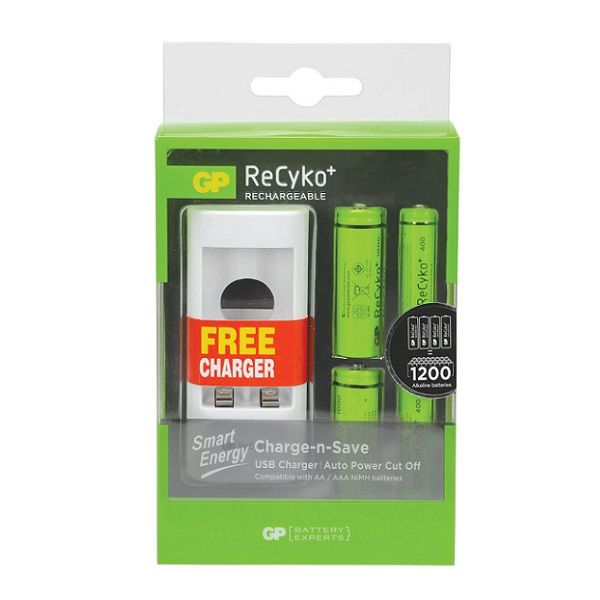 PIN SẠC RECYCKO KÈM THEO SẠC USB U211