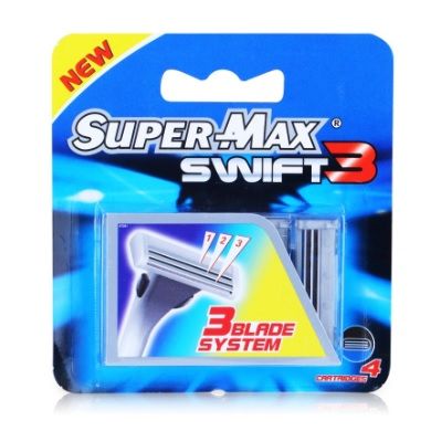 Đầu Dao Cạo Super-Max Swift 3 (4 chiếc)