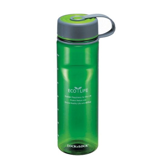Bình Nước Nhựa Tritan Lock & Lock ABF603G 650ml - Xanh Lá