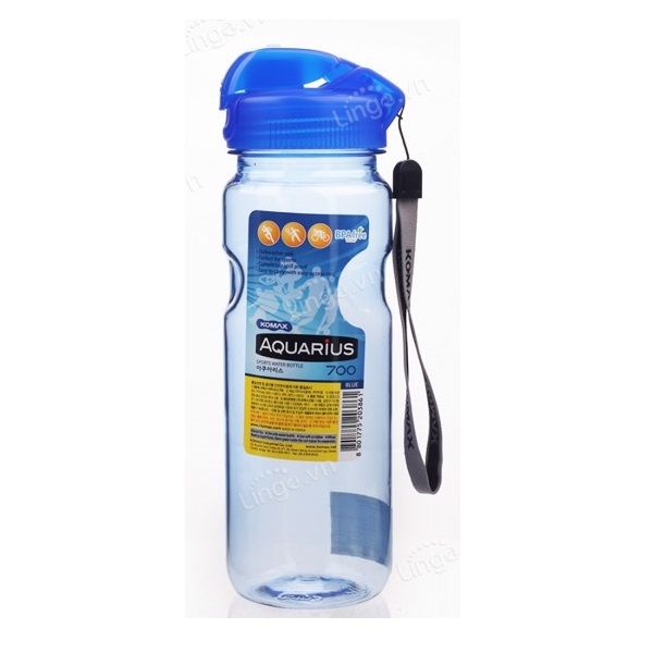 BÌNH NƯỚC NHỰA RỖNG AQUA 700ML XANH