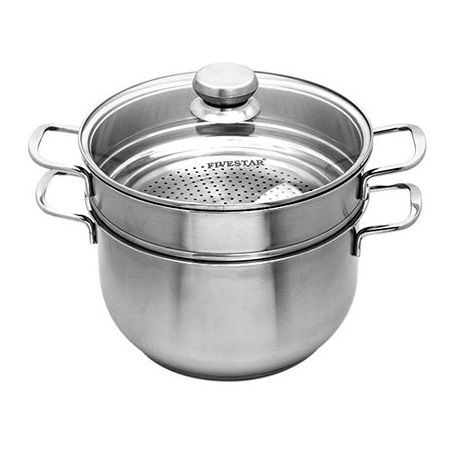 Bộ Nồi Xửng Five Star 28cm Nắp Inox 8 YEM
