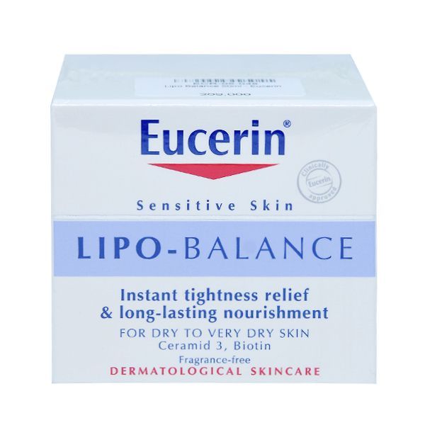 Kem Dưỡng Ẩm Eucerin Senstive Skin Lipo Balance 50ml