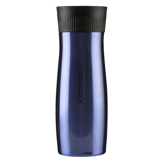 BÌNH GIỮ NHIỆT BẰNG THÉP KHÔNG GỈ LOCK & LOCK PIN TUMBLER LHC3229 430ml - Màu Xanh