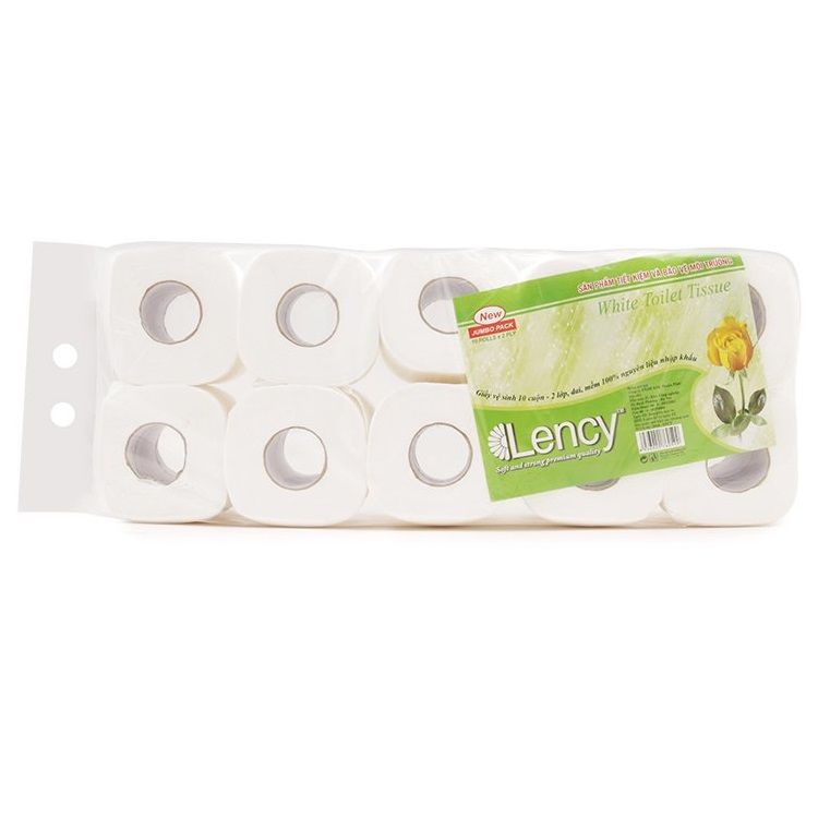 Giấy Vệ Sinh Lency Cao Cấp - 10 Cuộn