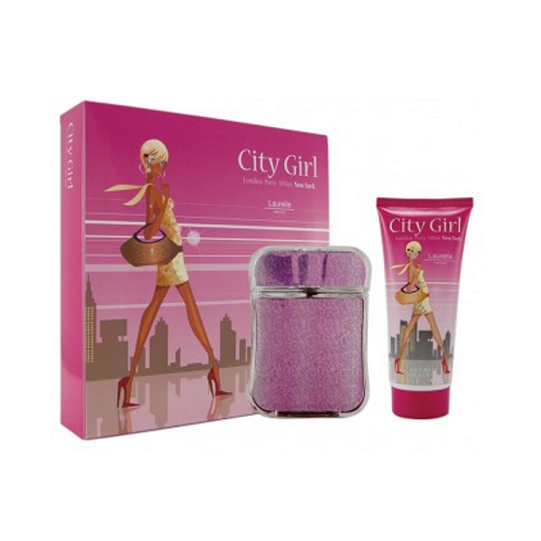 Bộ Nước Hoa & Sữa Tắm Laurelle London City Girl New York Gift Set