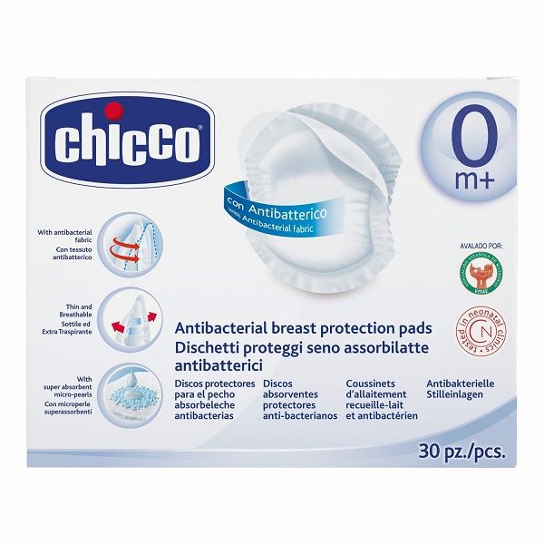 Miếng Lót Thấm Sữa Chống Khuẩn Chicco - 30 Miếng