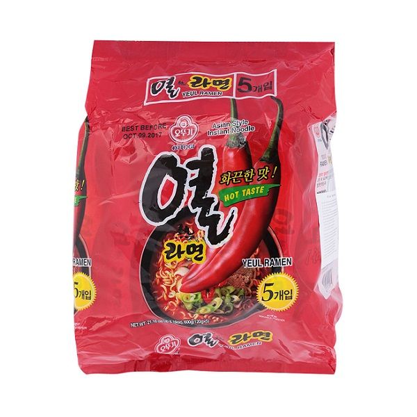 Mì YEUL Lốc 5 Gói 120g x 5