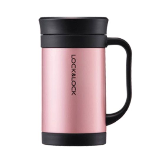 Ly Giữ Nhiệt Lock & Lock Filter Coffee Mug 400ml LHC4029PG - Hồng Ánh Vàng