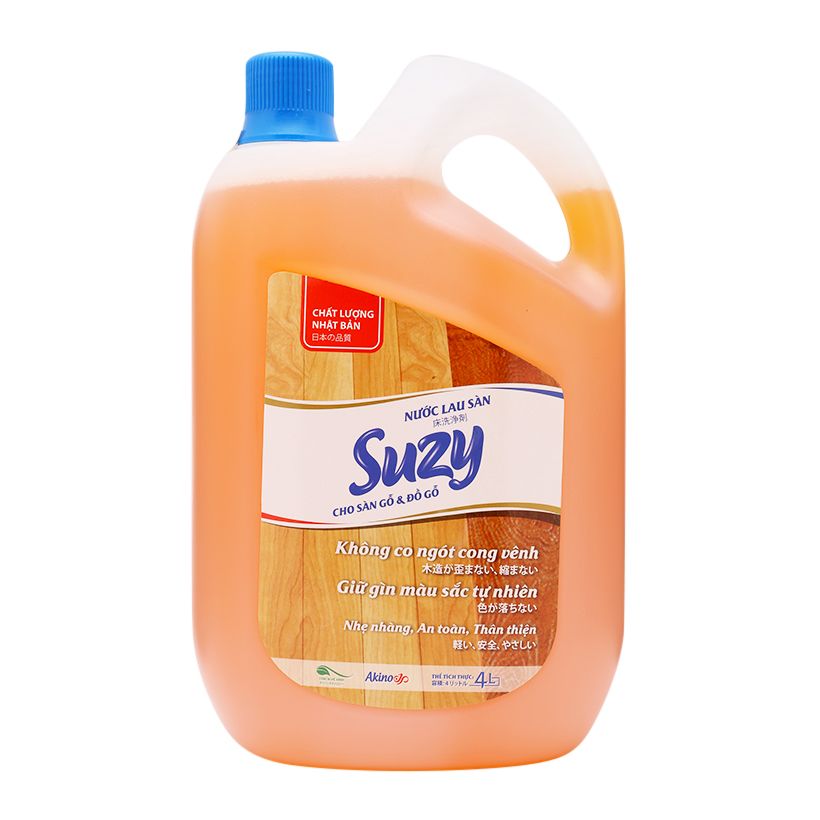 Nước Lau Sàn Gỗ Và Đồ Gỗ Suzy 4L