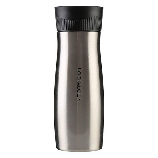 BÌNH GIỮ NHIỆT BẰNG THÉP KHÔNG GỈ LOCK & LOCK PIN TUMBLER LHC3229 430ml - Màu Bạc