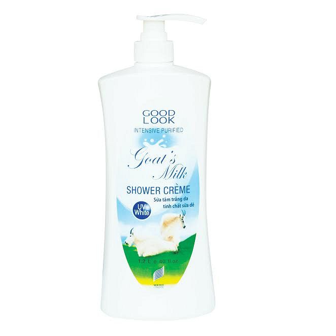 Sữa Tắm Trắng Da Good Look Tinh Chất Sữa Dê 1.2L