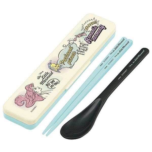 Combo Đũa Muỗng Ariel Disney Ccs3Sa Màu Đen