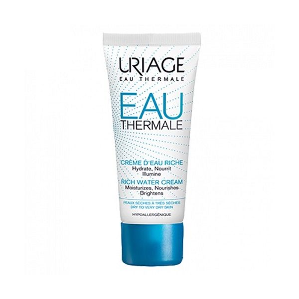 Kem Dưỡng Ẩm Ngày & Đêm Uriage Eau Thermale Creme D'eau Riche Dành Cho Da Khô Đến Rất Khô 40ml