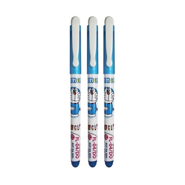 Vỉ 3 Bút Lông Kim Thiên Long FL04/DO - Xanh
