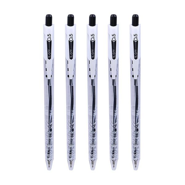 Vỉ 5 Bút Thiên Long TL-079 - Đen