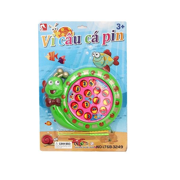 Vỉ Câu Cá Ốc Sên Pin LT68-3249