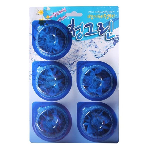 Viên Tẩy Làm Thơm Toilet Blue Vỉ 40g x 5 Viên