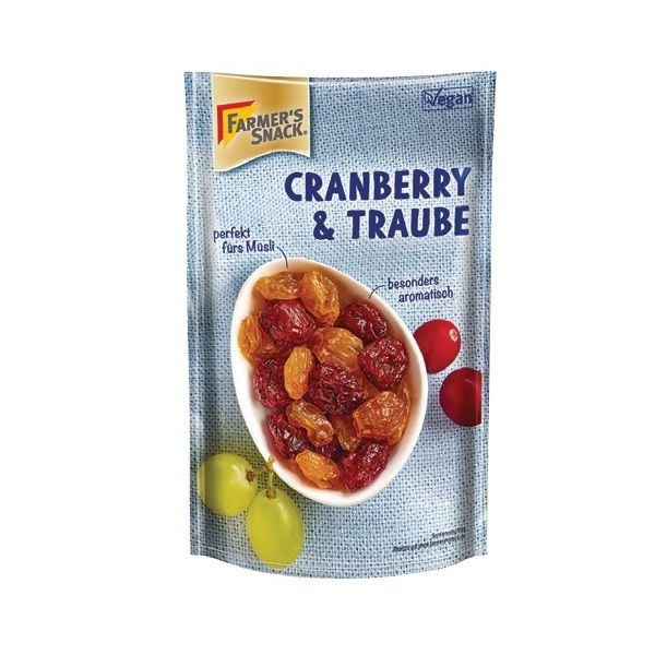 Quả Việt Quất & Nho Sấy Tự Nhiên Farmer's Snack (200g)
