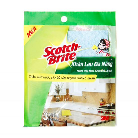 KHĂN LAU ĐA NĂNG - GÓI 3 MIẾNG
