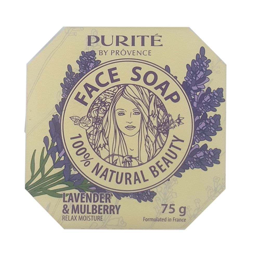 Xà Bông Rửa Mặt Purite Lavender & Mulberry 75g
