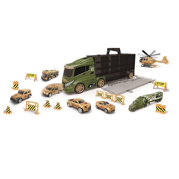Đồ Chơi Xe Tải Nhiều Ngăn Vecto - Xanh Lá (Lớn) VT10H