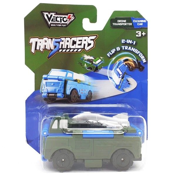 Đồ Chơi Xe Chở Máy Bay Biến Hình Xe Chở Nước Vecto Transracers VN463875-17