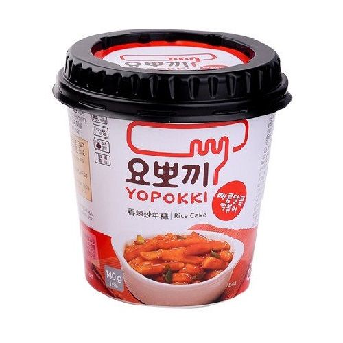 Bánh Gạo Topokki Vị Cay Ngọt Dạng Ly 140g