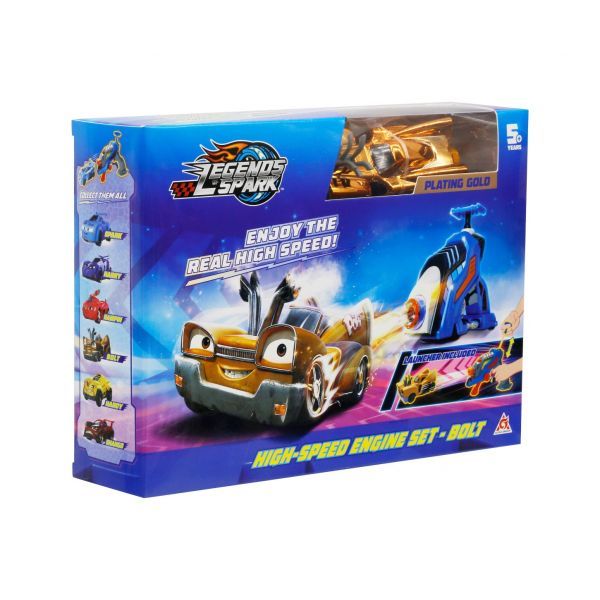 Đồ Chơi Legend Spark Bộ Xe Đua Và Bệ Phóng Cơ Bản Bolt Sấm Chớp YW222015