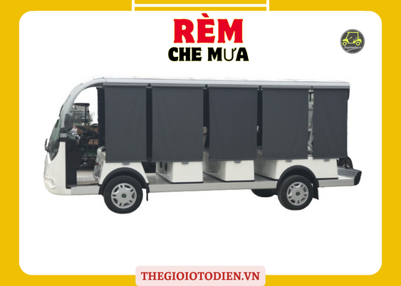 RÈM CHE MƯA XE DU LỊCH ĐIỆN XE ĐIỆN SÂN GOLF