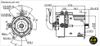 XP-2067-S 48V 3.7KW DC motor for CLUBCAR