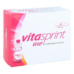 VITASPRINT B12 Trinkfläschchen - Hỗ trợ thần kinh, tăng sức khỏe, tăng sức đề kháng, hộp 30 lọ