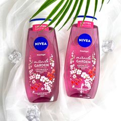 [Limited] NIVEA Miracle Garden Cherry Blossom & Pomegranate - Sữa tắm Nivea hương Hoa Anh Đào & Lựu, 250ml