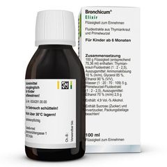 Siro BRONCHICUM Elixir trị ho, viêm phế quản, nhiễm khuẩn hô hấp cho trẻ 6 tháng tuổi và người lớn - Lọ 250ml