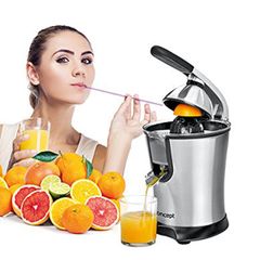 Máy vắt cam, quýt chất lượng cao CONCEPT CE 3520 thép không gỉ, màu đen 160W/750ml