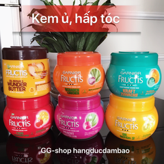 GARNIER Fructis - Kem hấp phục hồi và giúp tóc bóng mượt - Oil Repair 3 Tiefen-Aufbau Creme-Kur, 300 ml