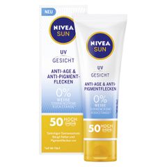 NIVEA SUN Anti Age mit Q10 - Kem chống nắng bảo vệ chống lão hóa, chống sạm và nám, không bóng mặt SPF 50