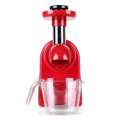 KLARSTEIN - Máy ép trái cây tốc độ chậm 150W 80 v/p thép ko gỉ, màu đỏ - Fruitpresso Rosso Entsafter Saftpresse Slow Juicer rot