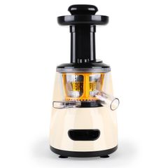 KLARSTEIN - Máy ép trái cây tốc độ chậm 150W 70 V/p, màu kem - Fruitpresso Bella Rossa Slow Juicer