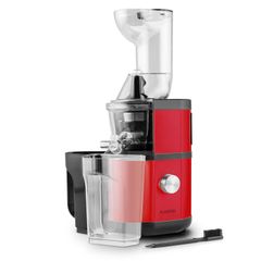 KLARSTEIN - Máy ép trái cây tốc độ chậm 400W 60v/p màu đỏ - Fruitberry Slow Juicer Edelstahl Rot