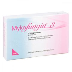 Thuốc trị Nhiễm nấm âm đạo - Mykofungin 3 kombi, 3 viên và 1 tuýp 10ml