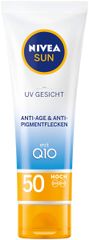 NIVEA SUN Anti Age mit Q10 - Kem chống nắng bảo vệ chống lão hóa, chống sạm và nám, không bóng mặt SPF 50