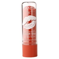 SANTE - Son mờ dưỡng môi màu San hô, Color Kiss Smooth Coral