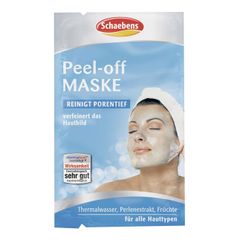Mặt nạ SCHAEBENS Peel off Maske - Mặt nạ lột làm sạch da, tinh chỉnh lỗ chân lông, gói 15ml