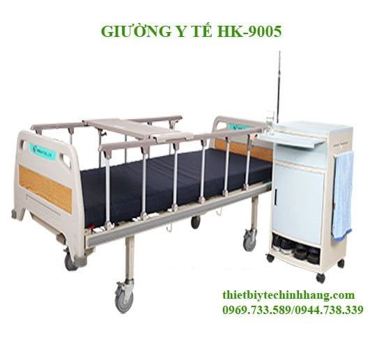 GIƯỜNG Y TẾ 1 TAY QUAY HK-9005