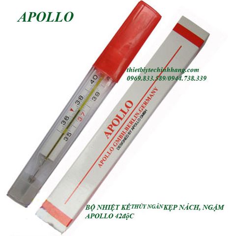 Nhiệt kế thủy ngân Apollo